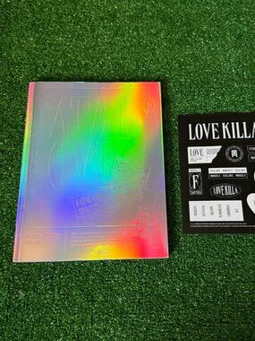 Monsta X Fatal Love Album CD Photobook Sticker Sheet K-Pop 3rd Studio Album
